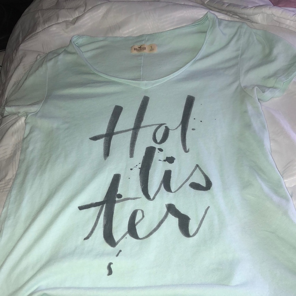 Teal Hollister T shirt